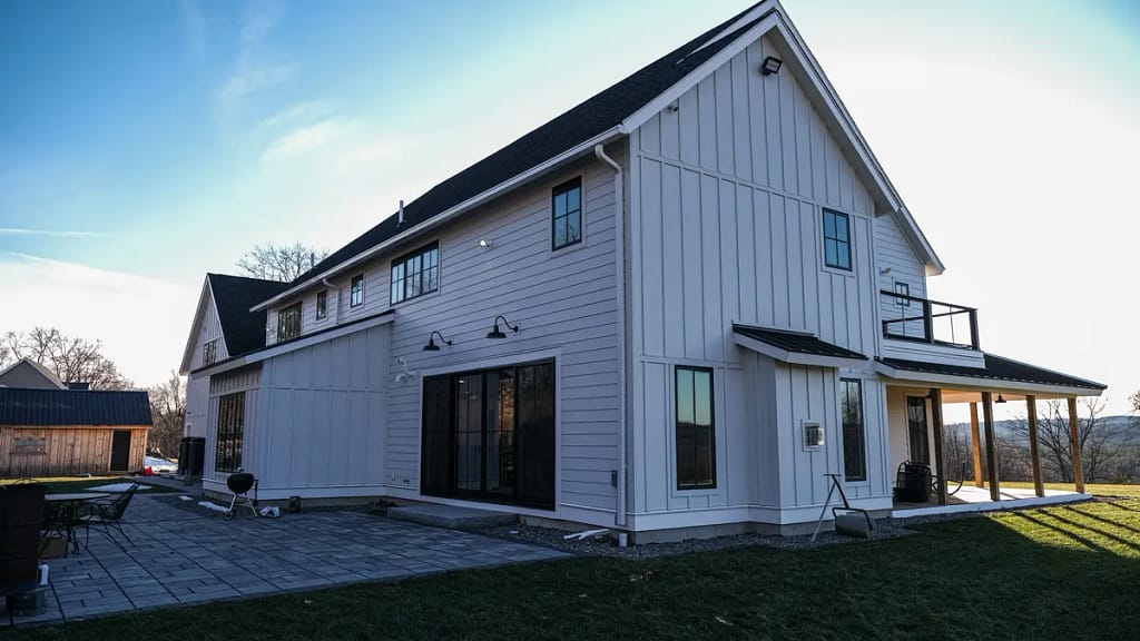 big house with hardie board siding