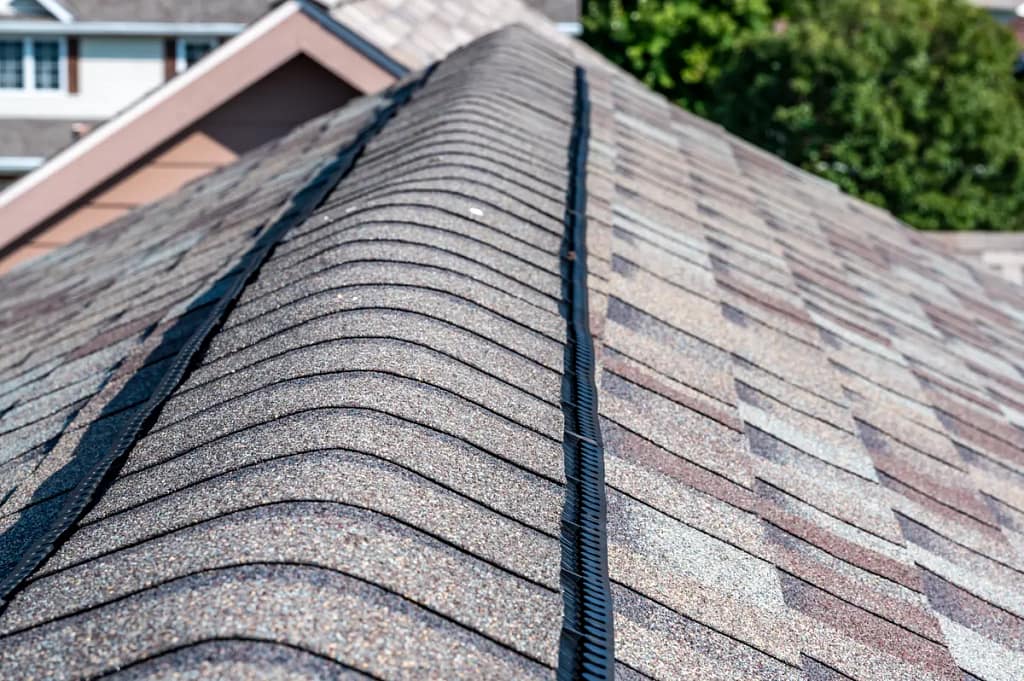 asphalt ridge cap shingles